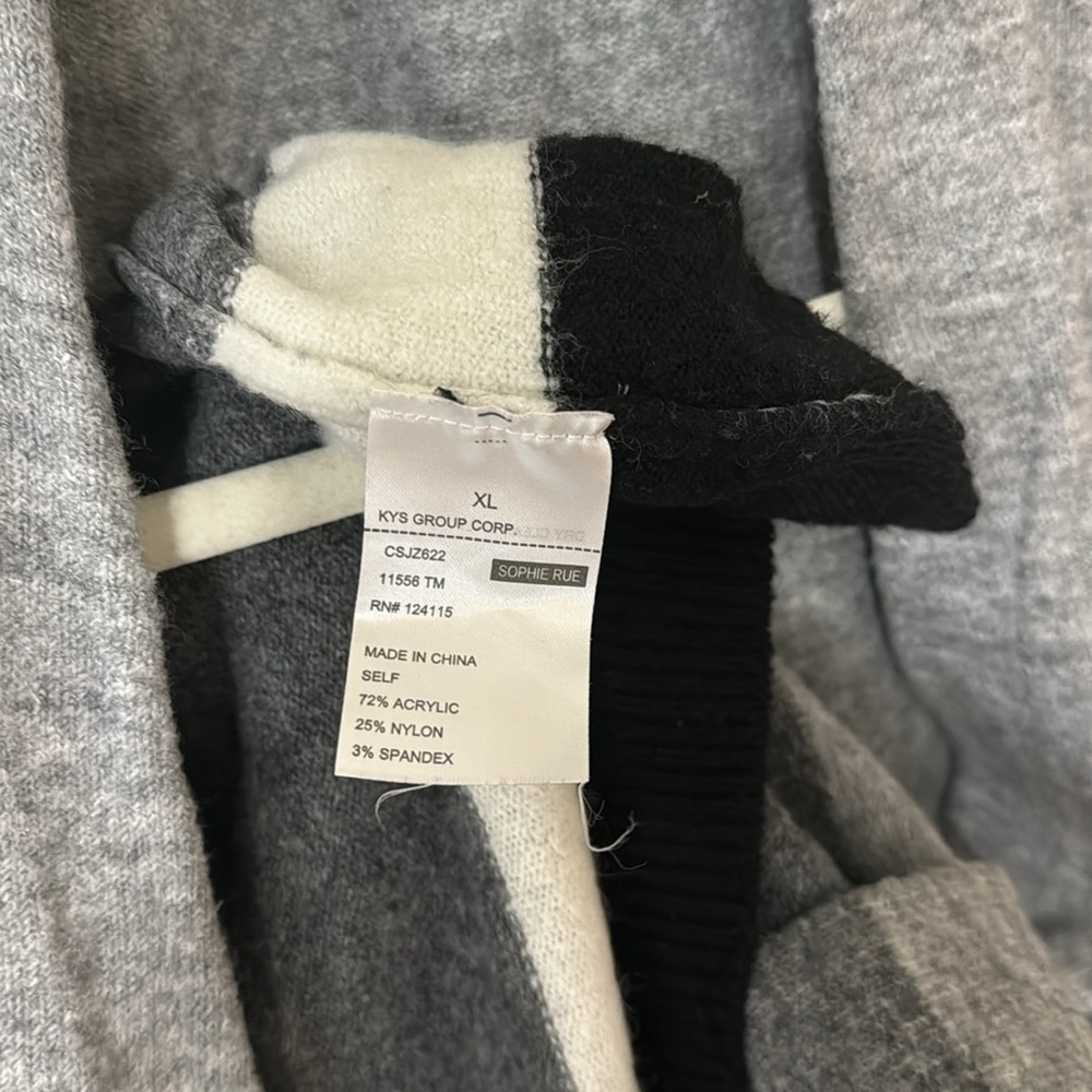 Sophie Rue Long Color-block Cardigan - Picture 6 of 6